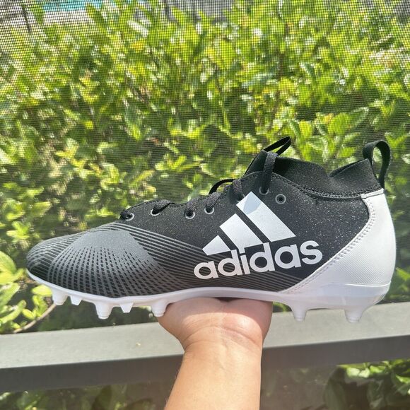 Adidas Adizero Spark Men\'s Football Cleats Black White CG6533 Size 9.5 main image 11